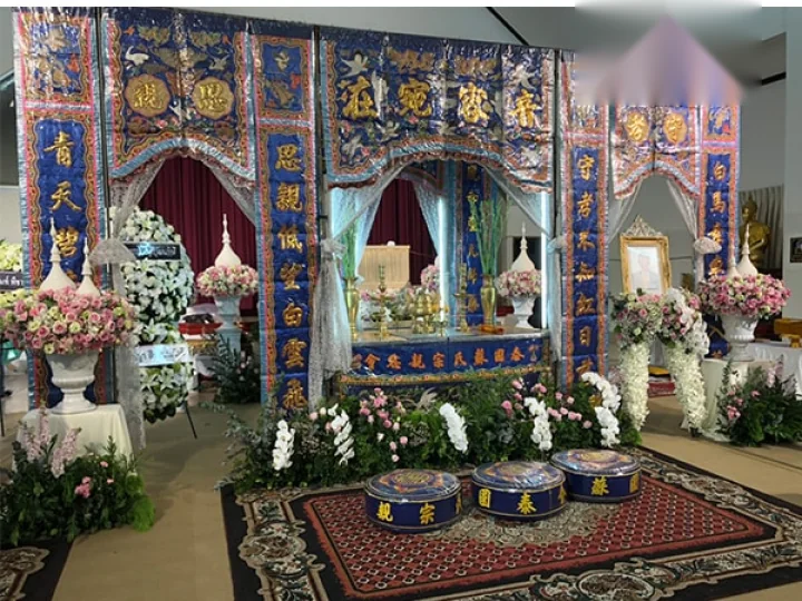 ผลงานจัดดอกไม้งานศพ จริง Funeral Decor