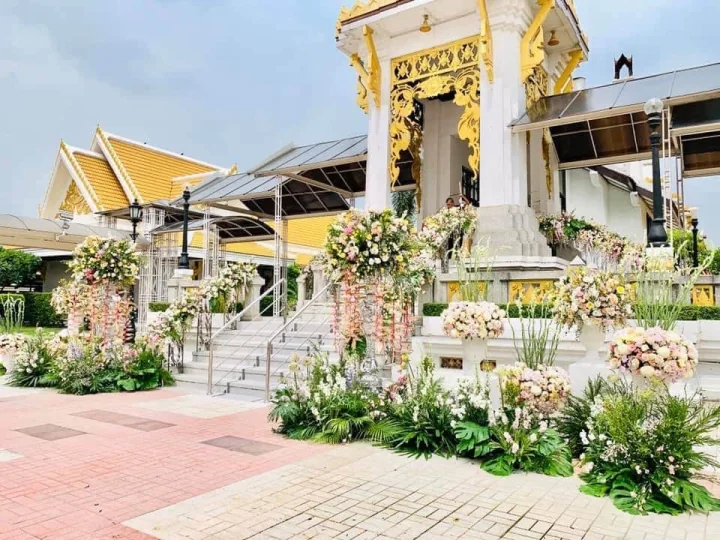 ผลงานจัดดอกไม้งานศพ งานศพจริง Funeral Decor