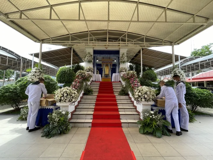 ผลงานจัดดอกไม้งานศพ งานศพจริง Funeral Decor