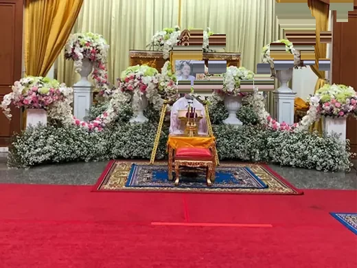 ดอกไม้หน้าโลง มีนบุรี สายสีส้ม จัดดอกไม้หน้าโลง กรุงเทพ
