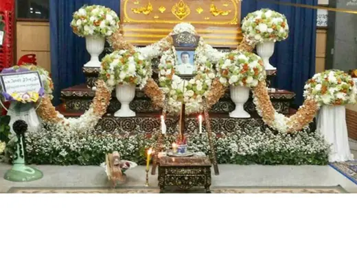ดอกไม้หน้าโลง บางรัก สีลม BNH จัดดอกไม้หน้าโลง กรุงเทพ
