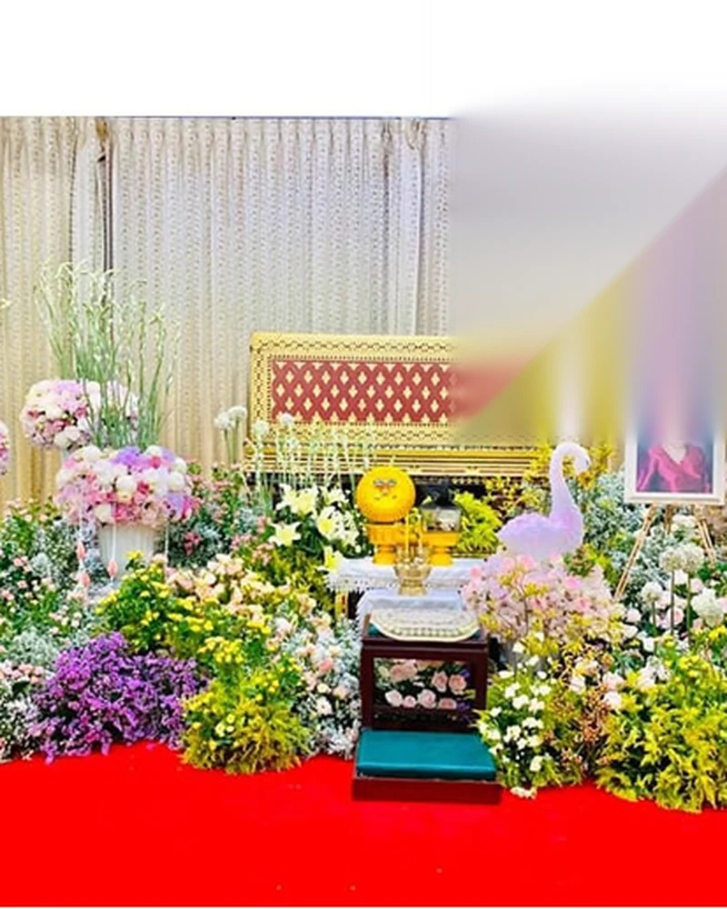 ดอกไม้หน้าศพ ชุดขวัญเรือน สักการะ จัดดอกไม้งานศพ กรุงเทพ