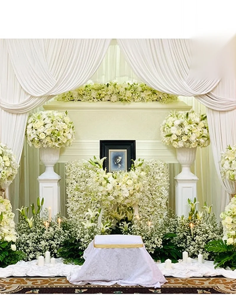 ดอกไม้หน้าศพ ชุดแก้วกัลยา สักการะ จัดดอกไม้งานศพ กรุงเทพ